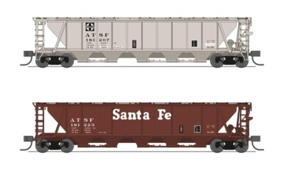 Broadway Limited N ATSF H32 Covered Hopper - #7258 (Variety 2-Pack)