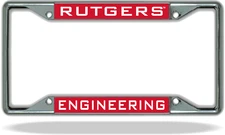 Rutgers ENGINEERING License Plate Frame