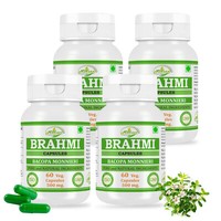Brahmi (Bacopa Monnieri) Kapseln NatüRliche UnterstüTzung FüR Konzentration, ...