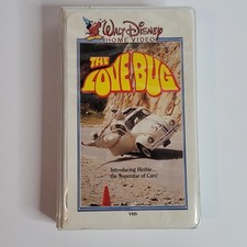 The Love Bug VHS, 1986 Walt Disney Home Video Clamshell Excellent TESTED/WORKS