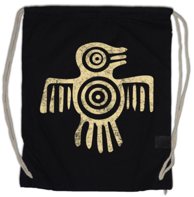 AZTEC BIRD II Turnbeutel Indians Sign Culture Civilization Mayans Religion