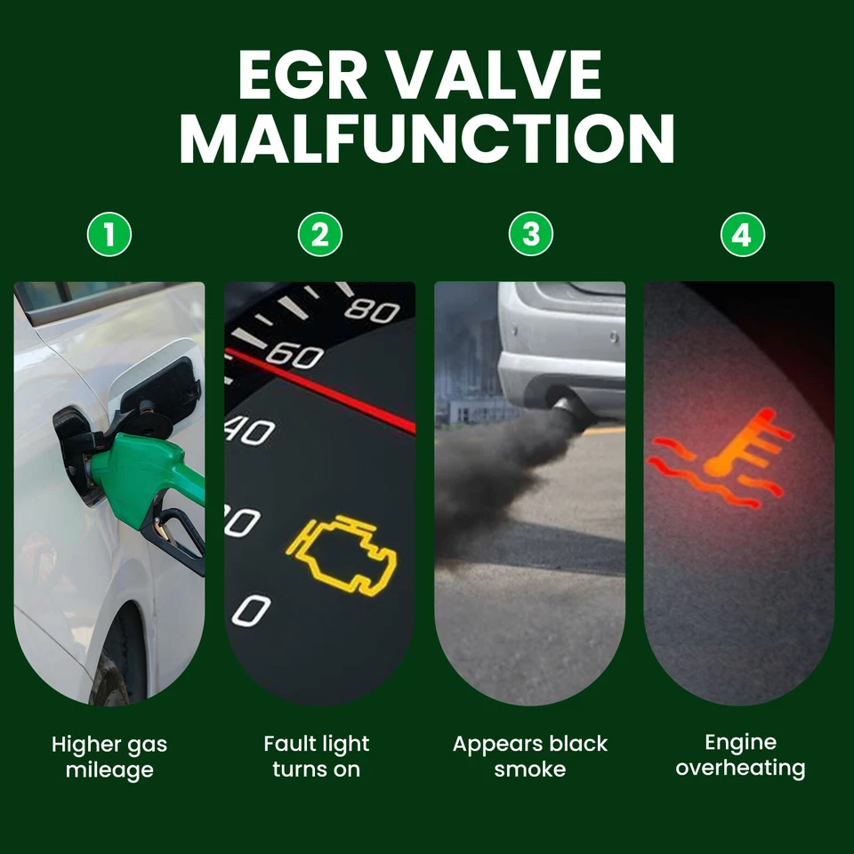 Válvula EGR apta para Ford Expedition Explorer F150 F250 Mustang Mercury Cougar Mystique Foto 3 de 4