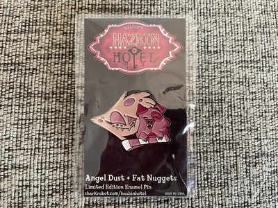 SELTENES HAZBIN HOTEL ENGEL STAUBFETT NUGGETS EMAILLE PIN VORBESTELLUNG GESCHENK HELLUVA BOSS