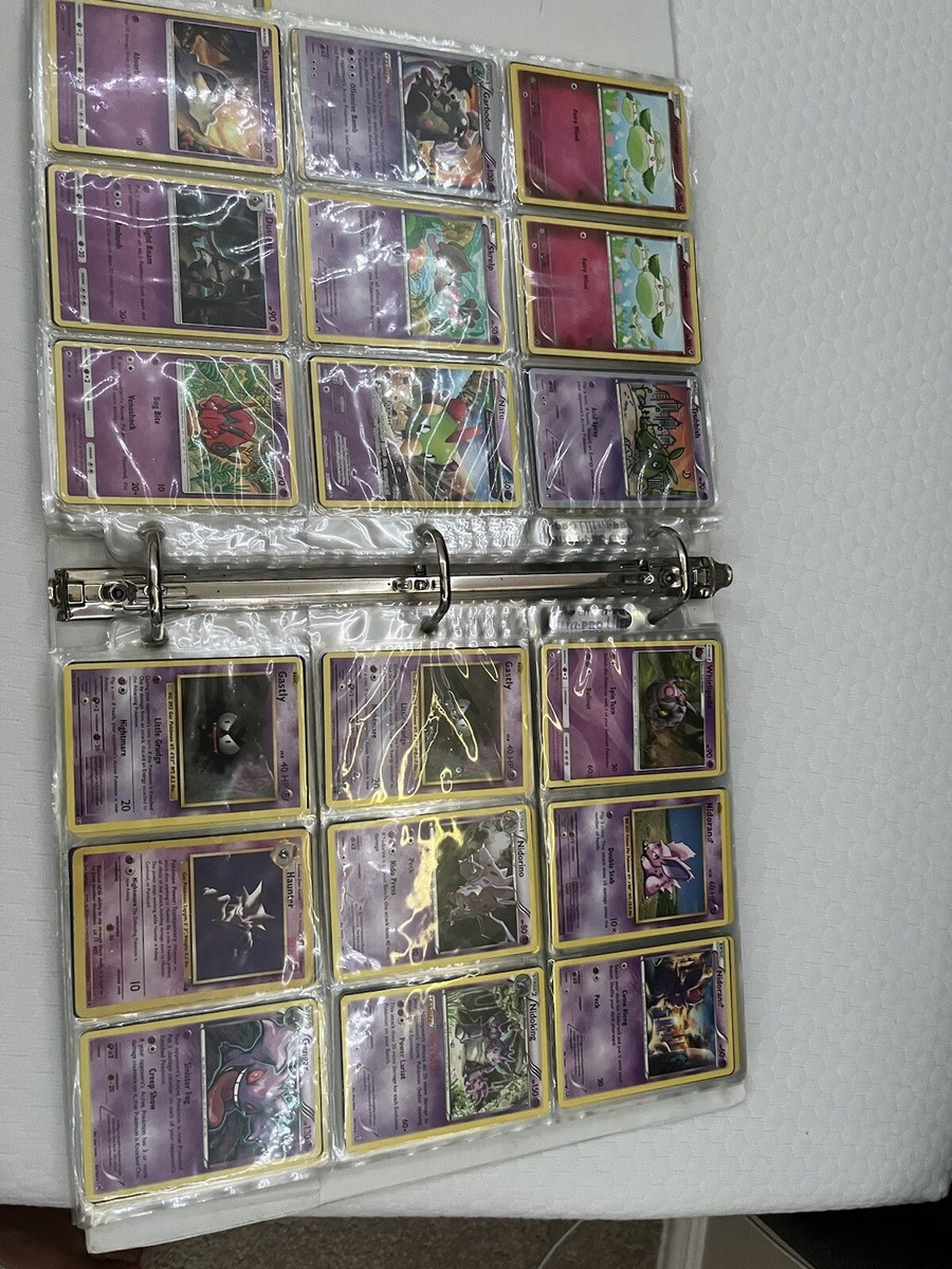 pokemon binder 500 cards Full Binder of Assorted Pokemon Cards Over 500 Cards