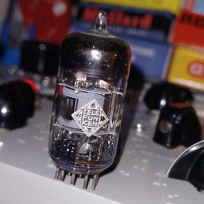 One(1) TV7D/U Tested Good Gm&mA 1962 TELEFUNKEN Diamond   ECF82 6U8 Tube