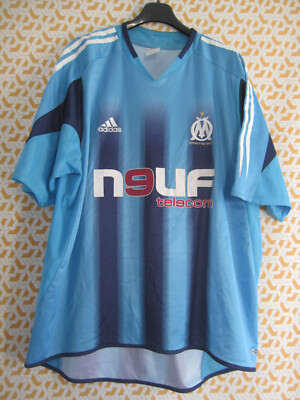 Maillot OM Gardien 2004-2005 - Barthez - Adidas - Taille M - Long