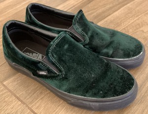 green velvet vans