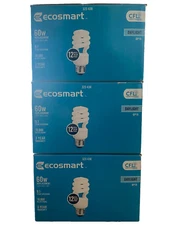 (32) Ecosmart 14W (60W Replacement) 5000K Spiral CFL
