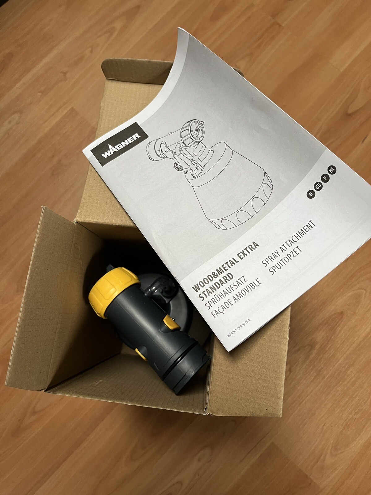 1 Wagner W500 Wall/Celling Electric 1800ml Paint Sprayer + 1 Wood/Metal