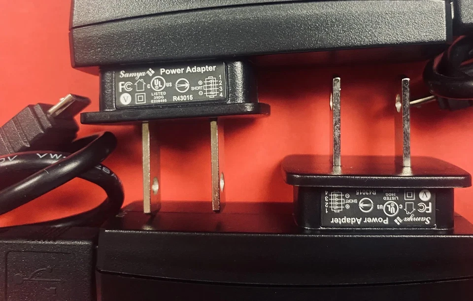 Lot of 2 New Samya Micro-USB Wall Chargers – 5V 850mA Power Adapters | Black - Image 3 of 3