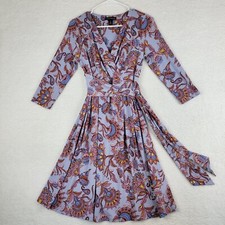 A Pea In The Pod Women's Maternity Size Small Jersey Knit Floral Faux Wrap Dress