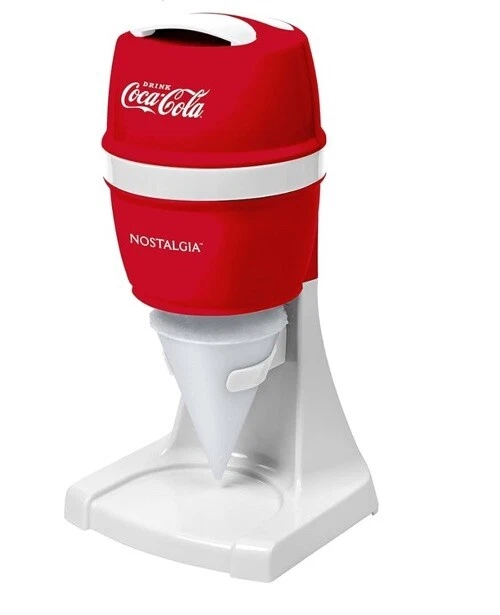 Máquina de hielo afeitada Nostalgia Coca-Cola cono de nieve 1 taza de plástico reutilizable molde de hielo Foto 3 de 4