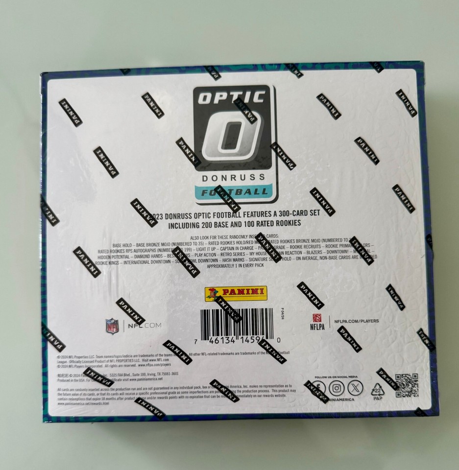2023 DONRUSS OPTIC FOOTBALL H2 HOBBY Box SEALED STROUD!!! eBay