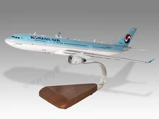 Airbus A330-200 Korean Airlines Desk Wood Airplane New Model Large Scale 1/144