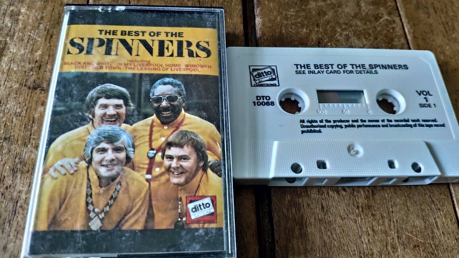 THE SPINNERS - THE BEST OF THE SPINNERS VOL 1 -  CASSETTE TAPE ALBUM