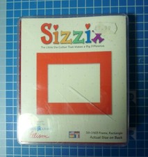 SIZZIX ORIGINALS RED DIE - FRAME, RECTANGLE - 38-0163