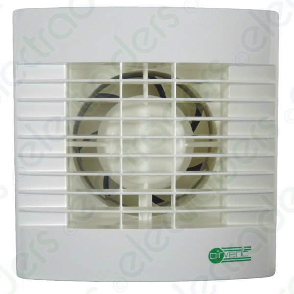Airvent 459294A Axial Extractor Fan with Humidistat & Pullcord - 100mm / 4 Inch