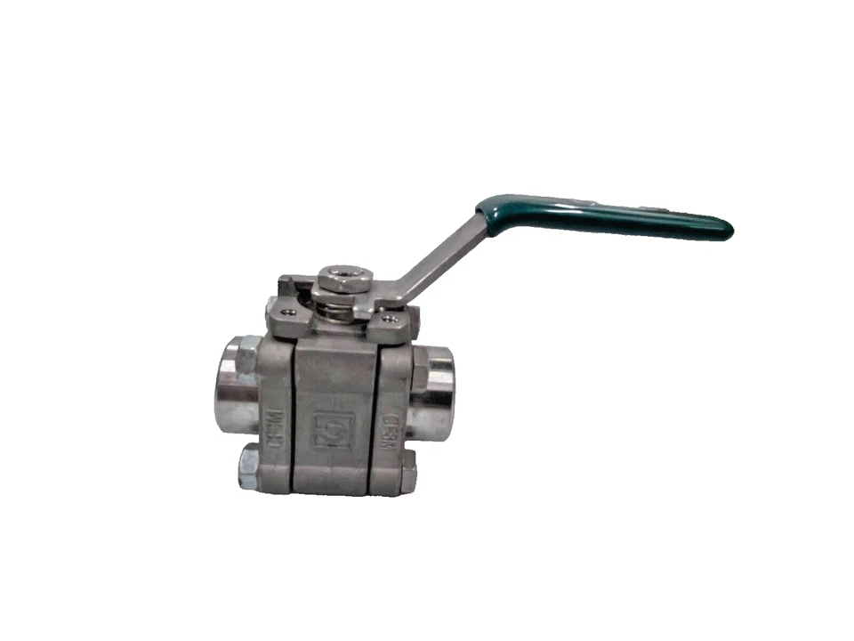 Parker 8F-SWB8L-RT-V-SS Ball Valve Process 2500 Psig 2-Way Inline 1/2" NPTF - Image 2 of 4