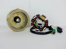 150cc GY6 STATOR & FLYWHEEL KIT FOR SCOOTER KART ATV (6 WIRE) *11 COIL*