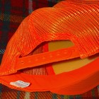 Vintage Fishing & Hunting hat foam rope snapback hunter blaze orange (HOME31) — photo 4