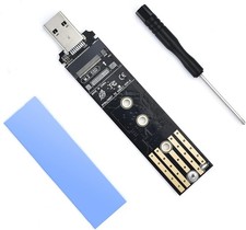 M.2 to USB Adapter Dual Protocol NVME SATA Hard Drive Reader 10Gbps USB