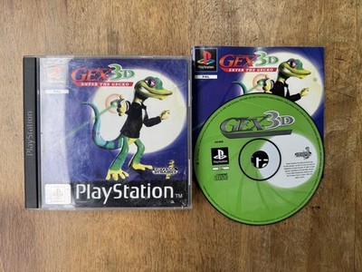 SONY PLAYSTATION PS1 SPIEL GEX 3D ENTER THE GECKO - BLACK LABEL KOMPLETT