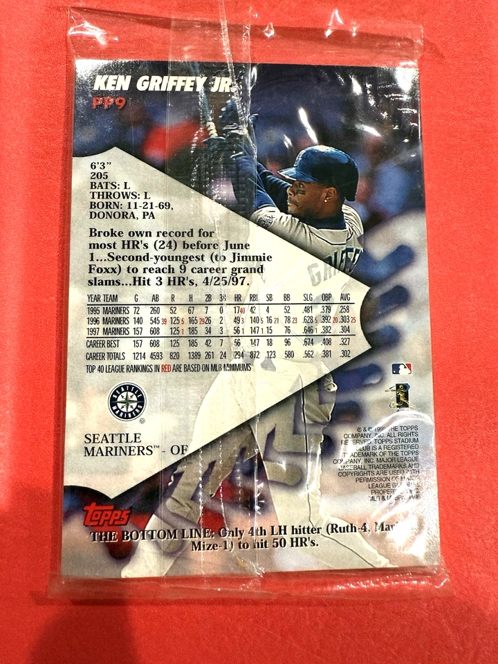 1998 Topps Stadium Club ^Pre-Production Pack (6) *Feat. Griffey & Ripken **NEW - Image 4 of 4