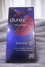 Préservatifs Durex You & Me x10 – Effet retardant & stimulant – Neuf