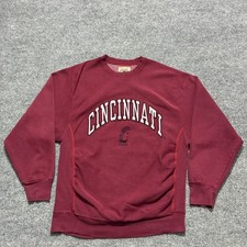Steve  Barrys Outfitters Cincinnati Bearcats Mens Sweatshirt Size Medium Maroon