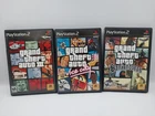 Grand Theft Auto III 3, San Andreas, Vice City PlayStation 2 PS2 Lot Of 3 TESTED