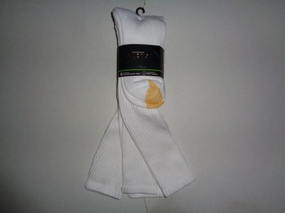 Men's Gold Toe Cotton Over the Calf Tube Socks 3 Pair White Shoe Size 6-12