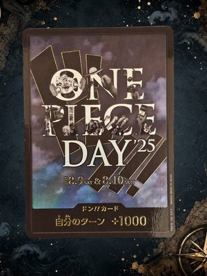One piece Card game tcg DON!! One Piece Day 25 JP NM