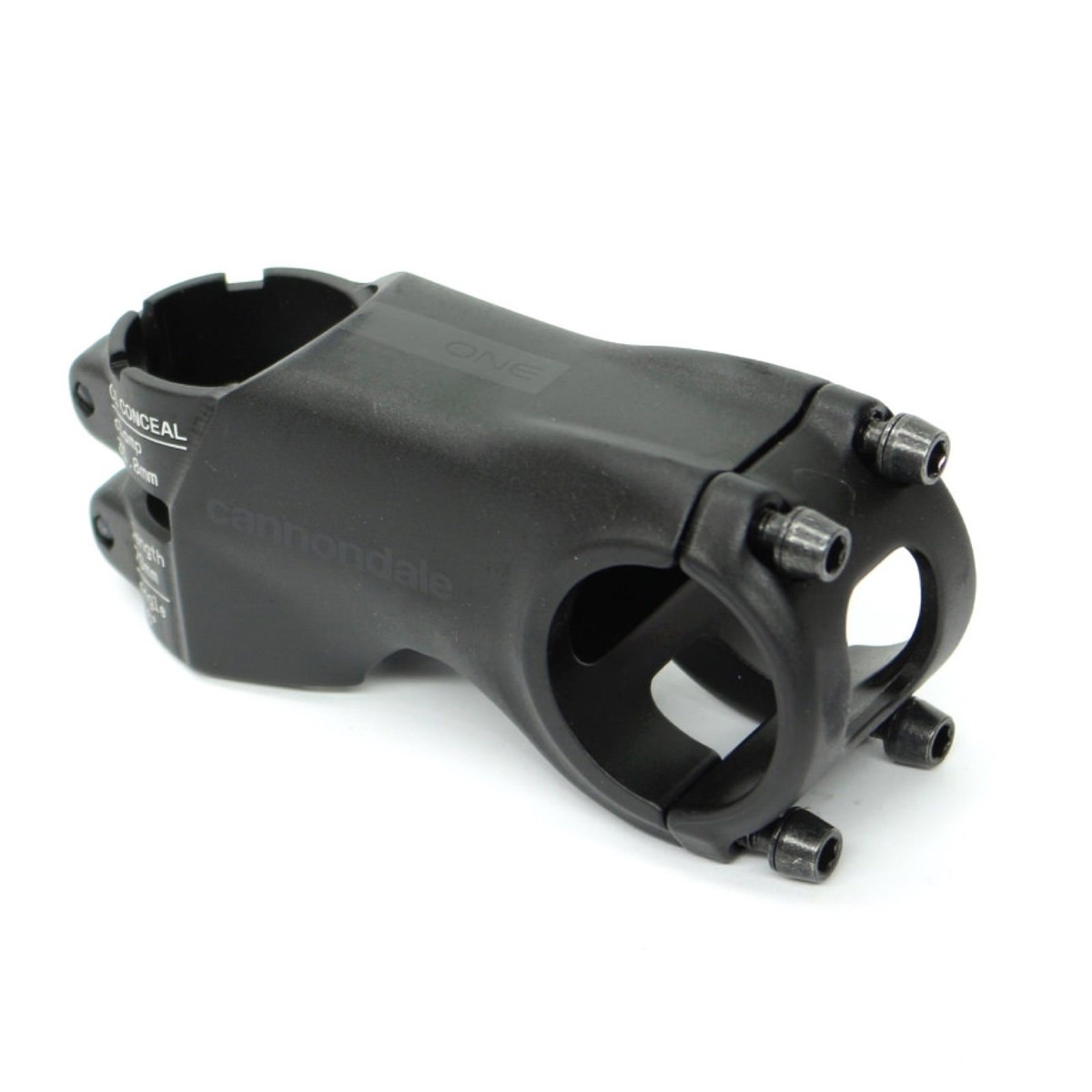 Cannondale C1 Conceal Stem 70mm x -6 Degree Stem Black CP2103U1070