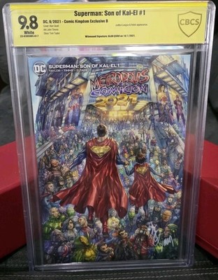 Superman Son of Kal-El #1 Signed By Alan Quah Comic Kingdom Exclusive-B CBCS 9.8