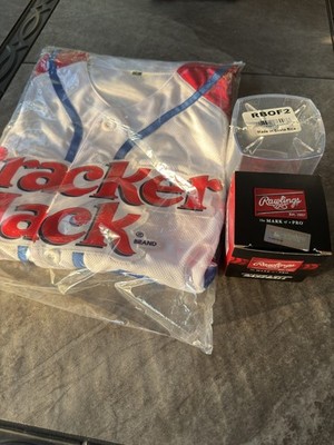 Cracker Jack HOF  Collector s Rawlings MLB Baseball + Jersey Mint Promo Rare