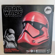 Star Wars The Black Series Galaxy's Edge Captain Cardinal Helmet