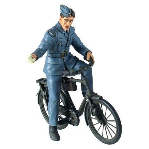 William Britains 25024 WW2 RAF Ground Crewman on Bicycle