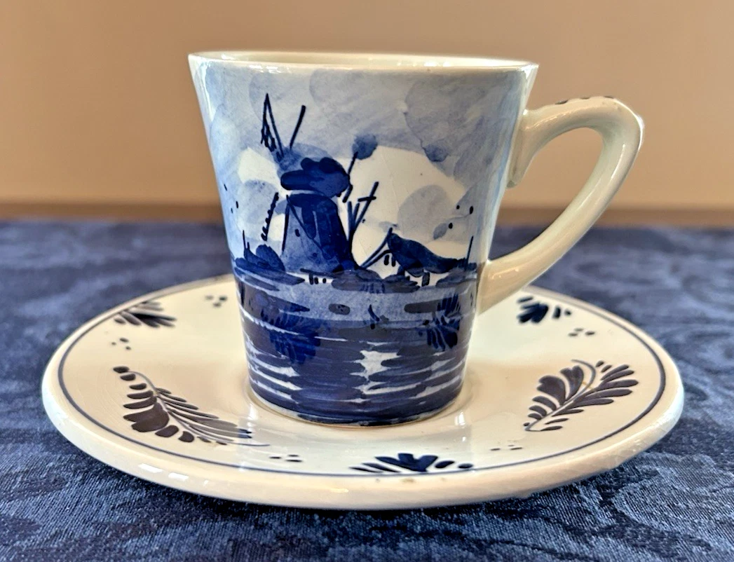 Delft Cup And Saucer for sale | eBay