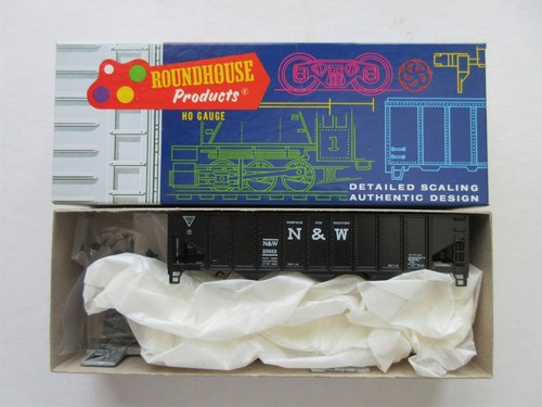Tolva lateral acanalada Roundhouse escala HO Norfolk & Western N&W 23052 #7750 | Zustand: New