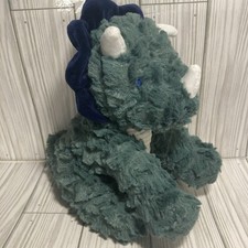 Carters Just One You Dinosaur Triceratops Plush Green Blue Target Lovey 68474 E