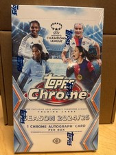 2024-25 TOPPS CHROME UEFA WOMEN'S CHAMPIONS LEAGUE SOCCER HOBBY BOX - NEW 🔥🔥🔥