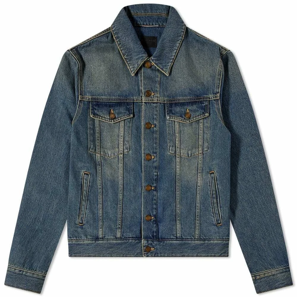 Saint Laurent Blue Coats, Jackets & Vests for Men for Sale | Shop