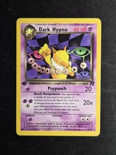 Dark Hypno 26/82 1st Edition HP Team Rocket Non Holo Rare Vintage Pokemon Card