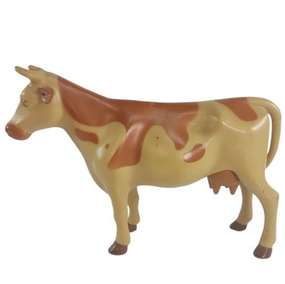 Sunshine Family Dairy Cow Figur Mattel 1976 Kuh m. Gummi Euter OHR DEFEKT 