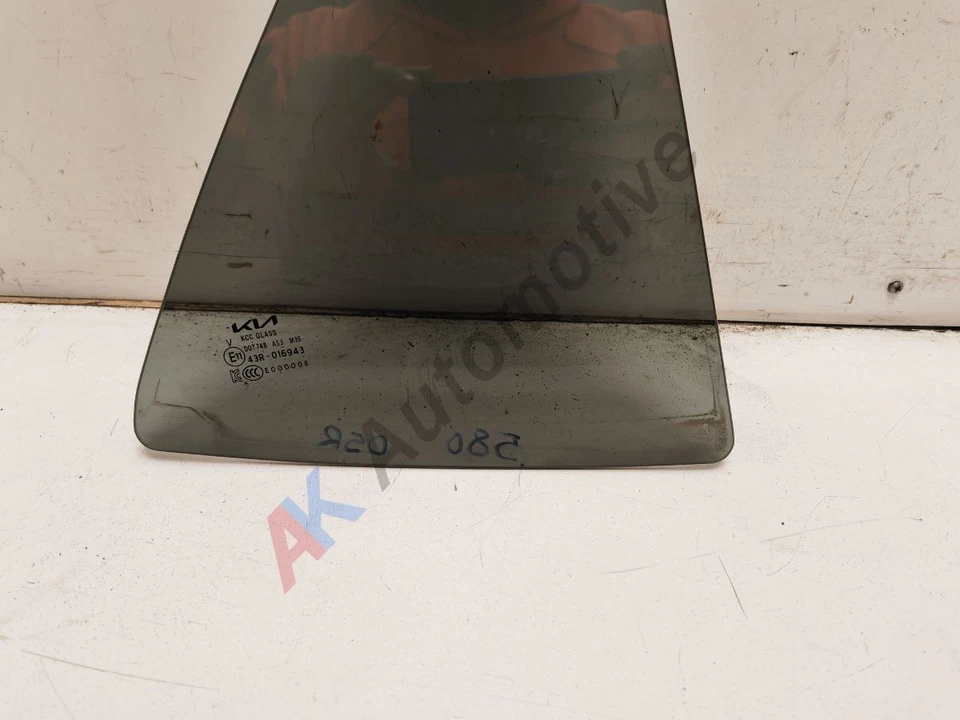 Kia Picanto JA MK3 17-24 Rear Door Window Quarter Fixed Glass Right Drivers - Image 3 of 4