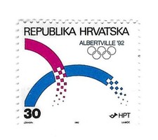 Croatia 1992 Sc 105 MNH Olympics