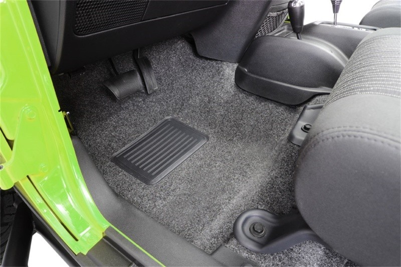 BedRug BRCYJ76F Premium Carpeted Front Floor Liner for 1976–1995 Jeep CJ-7/YJ