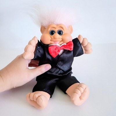 Vintage Groom Troll Soft Body Plush Doll by International Teddy Bear Company 90s