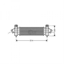 Ladeluftkühler für Ford Mondeo III Turnier BWY 2.0 16V TDDi/TDCi