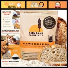 Organic Bread Flour Blend 5 lbs | Easy to Digest, High Protein, Unbleached | Smo